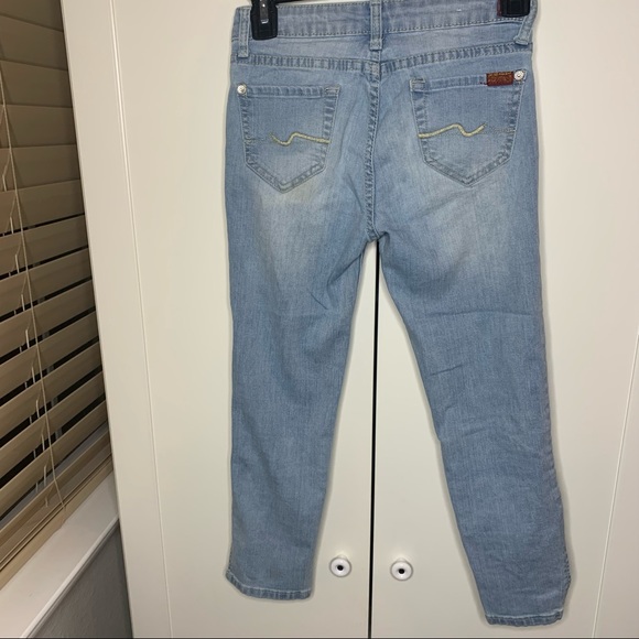Girl’s 7 For All Mankind The Ankle Skinny Jeans - Picture 11 of 14